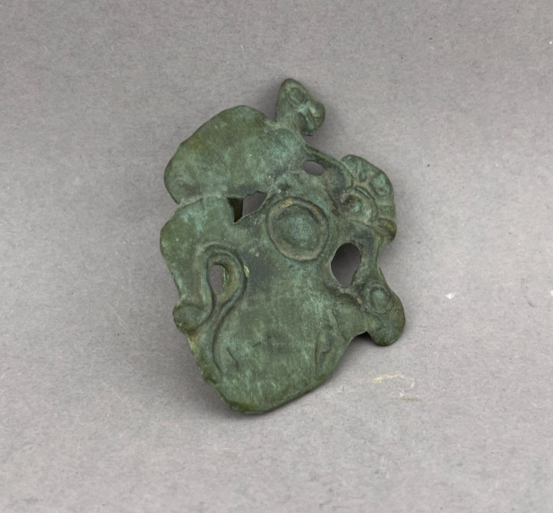 Ancient Scythian Bronze Zoomorphic Harness Fitting, 4th–2nd Century BC