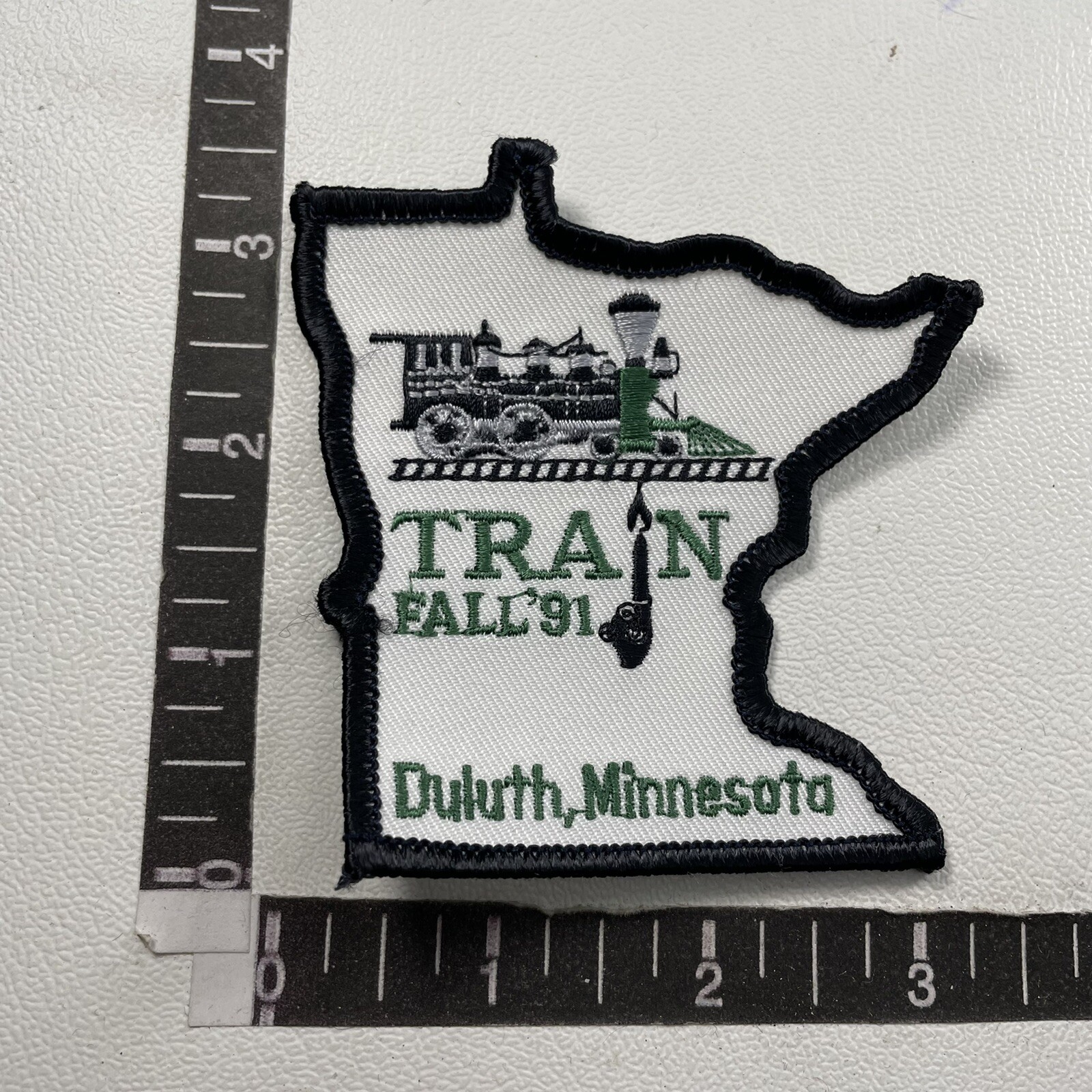 1991 Steam Engine Railroad Train Fall ‘91 DULUTH MINNESOTA Patch 19KA