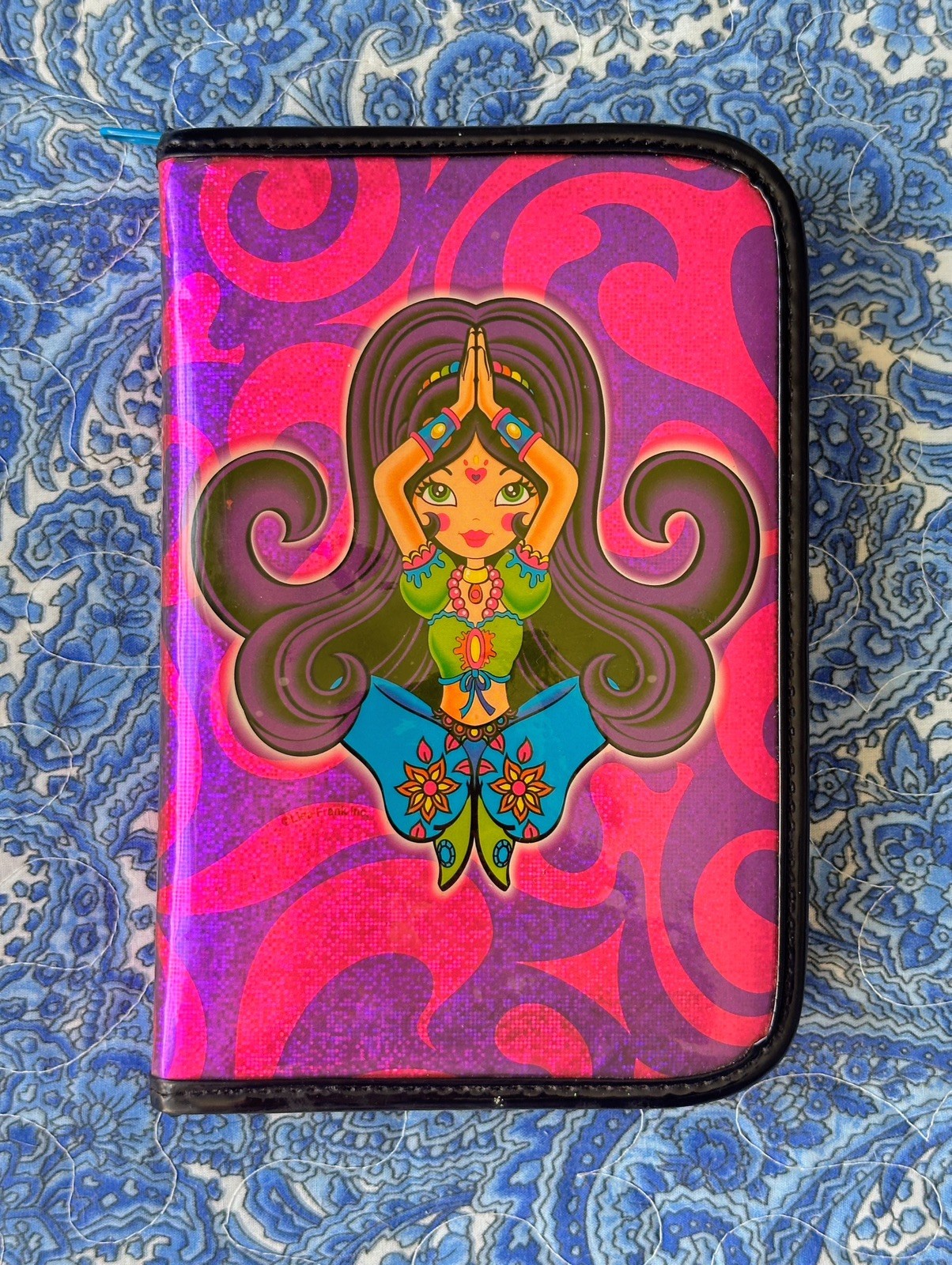 Vtg Y2K Lisa Frank Mini Binder Planner zip up Genie Hippie Girl School organizer Vtg Y2K Lisa Frank Mini Binder Planner zip up Genie Hippie Girl School organizer