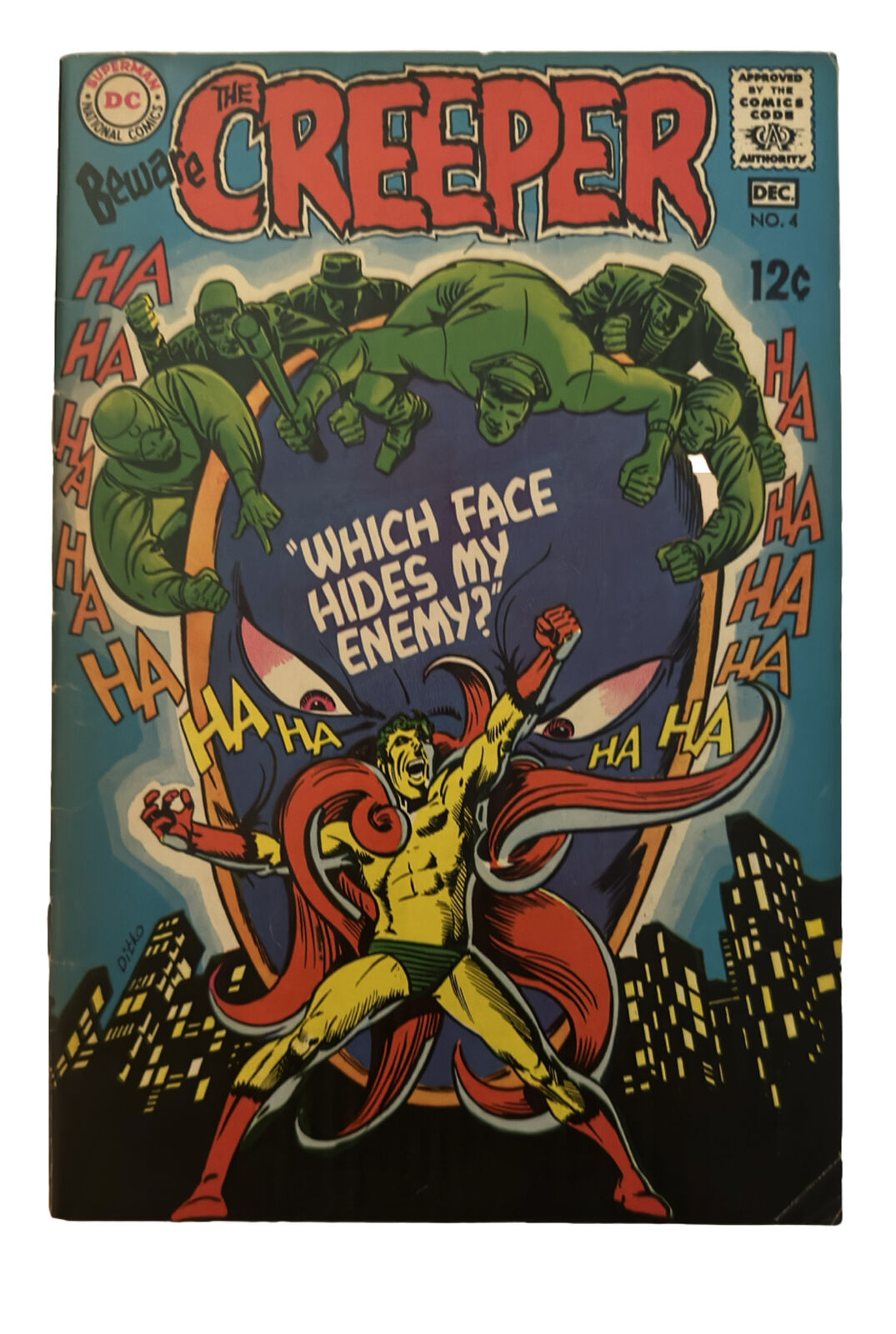The Creeper #4 FN- 1968 Steve Ditko Cover