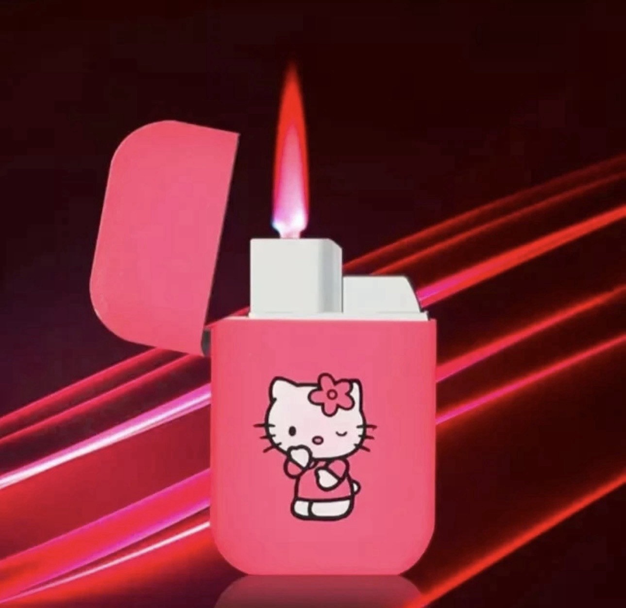 Hello Kitty Pink Flame Lighter SHIPS FROM USA Hello Kitty Pink Flame Lighter SHIPS FROM USA