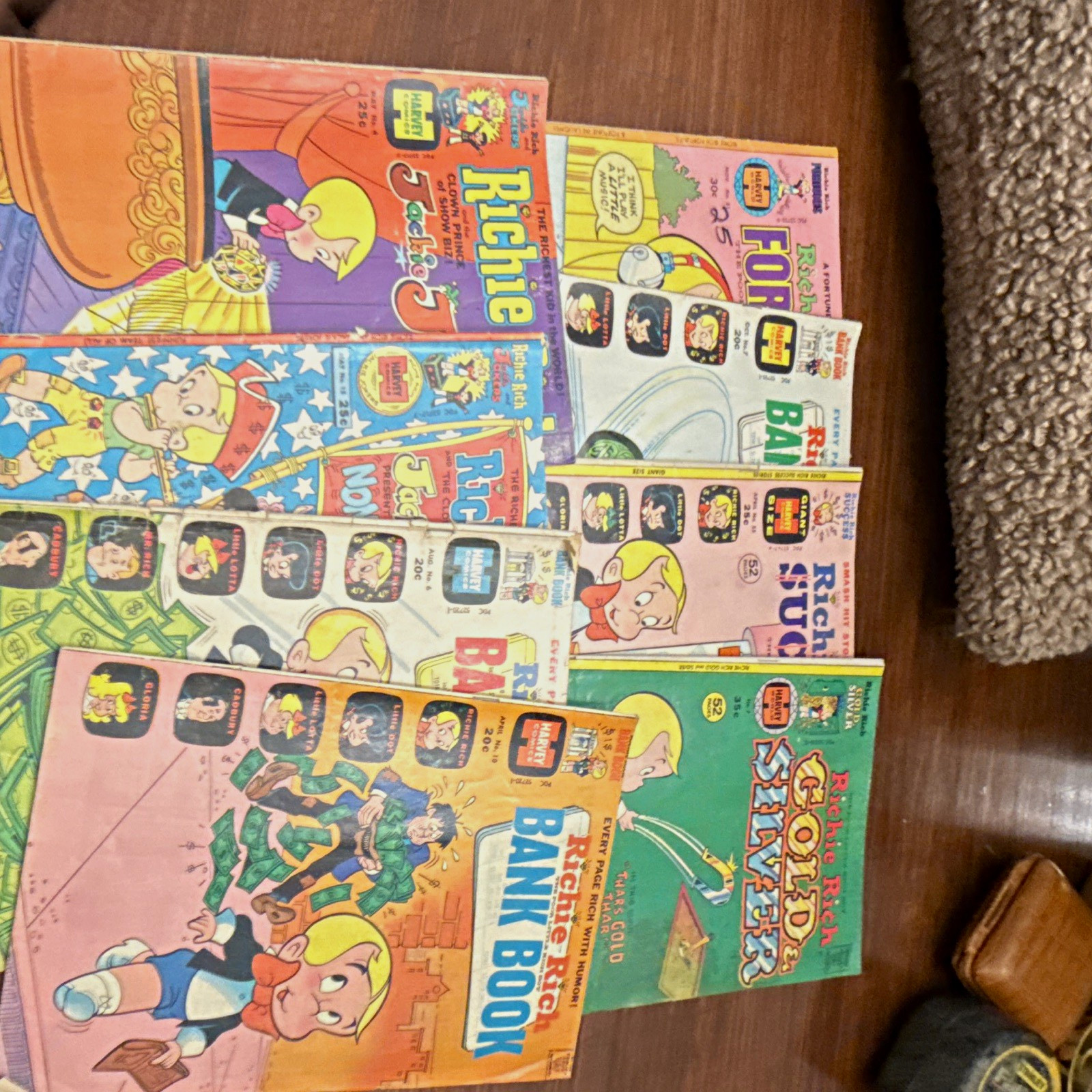 Harvey Comics Richie Rich Comic Book Lot Color US Comics English
