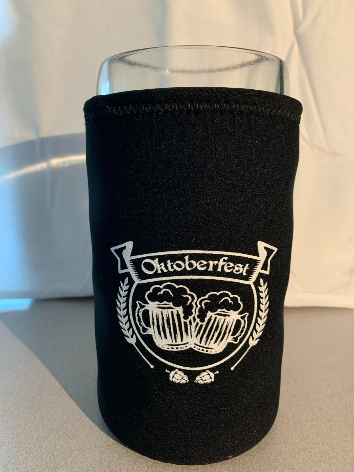 Flash Sale, Oktoberfest 1 Liter, Maßkrug Koozie, black only, ends October 4th.