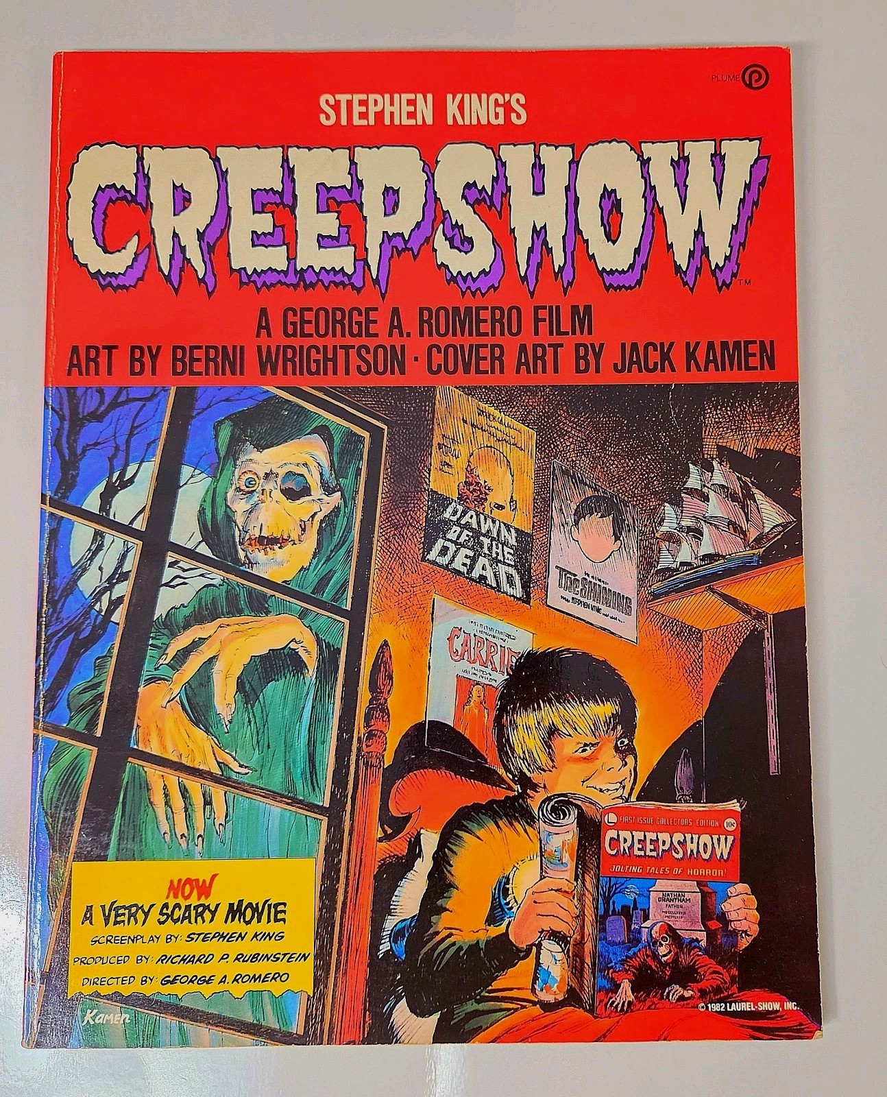 Vtg Stephen King Creepshow Graphic Novel 1982 1st Printing Plume Wrightson Comic