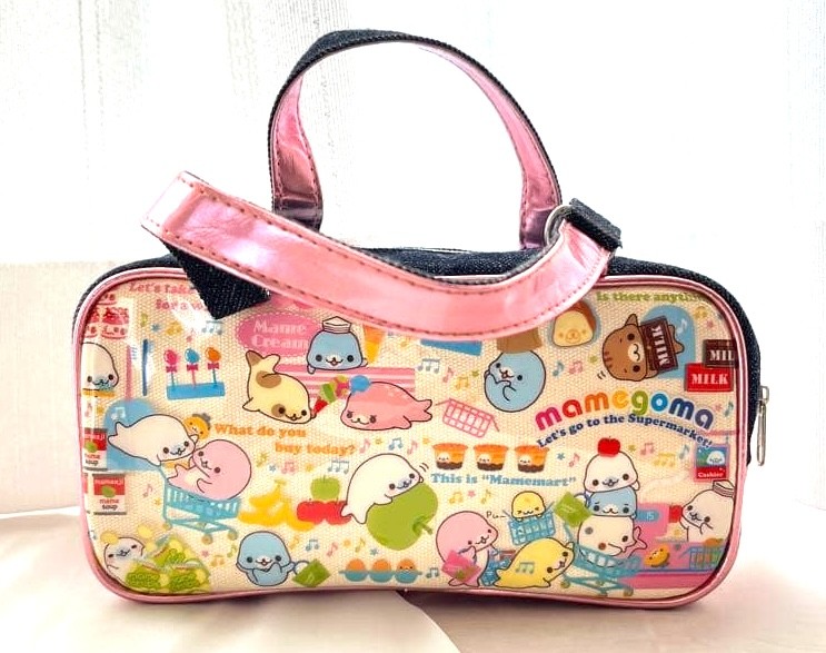San-X Mamegoma Pencil Case Pen Pouch Japan Rare