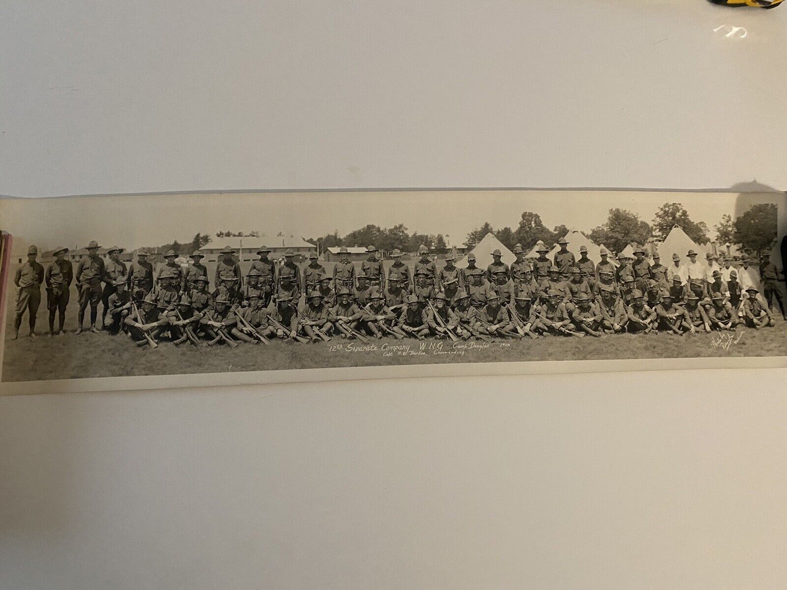 12th Separate Co From Camp Douglas 1920