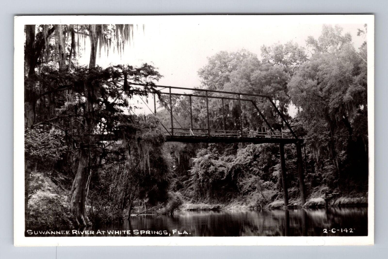 White Springs FL-Florida RPPC, The Suwannee River Antique, Vintage Postcard