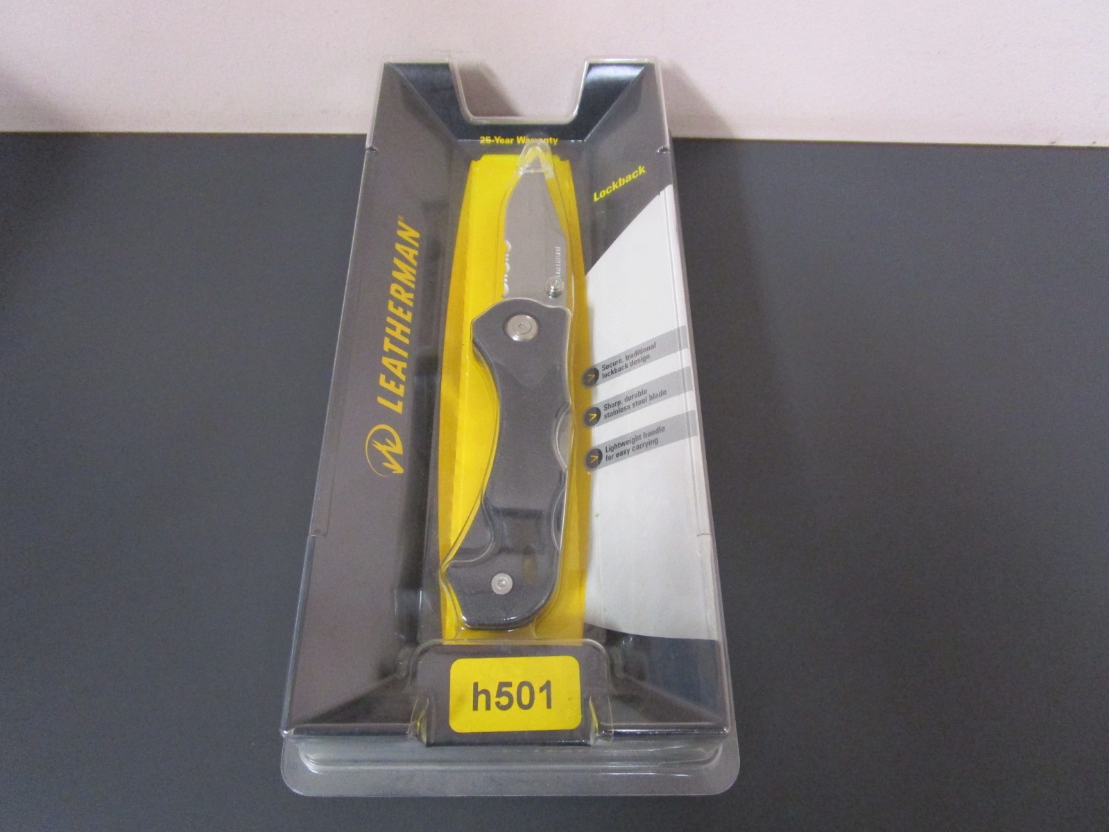 Leatherman Folding Knife Lockback H501 *rare* discontinued retired