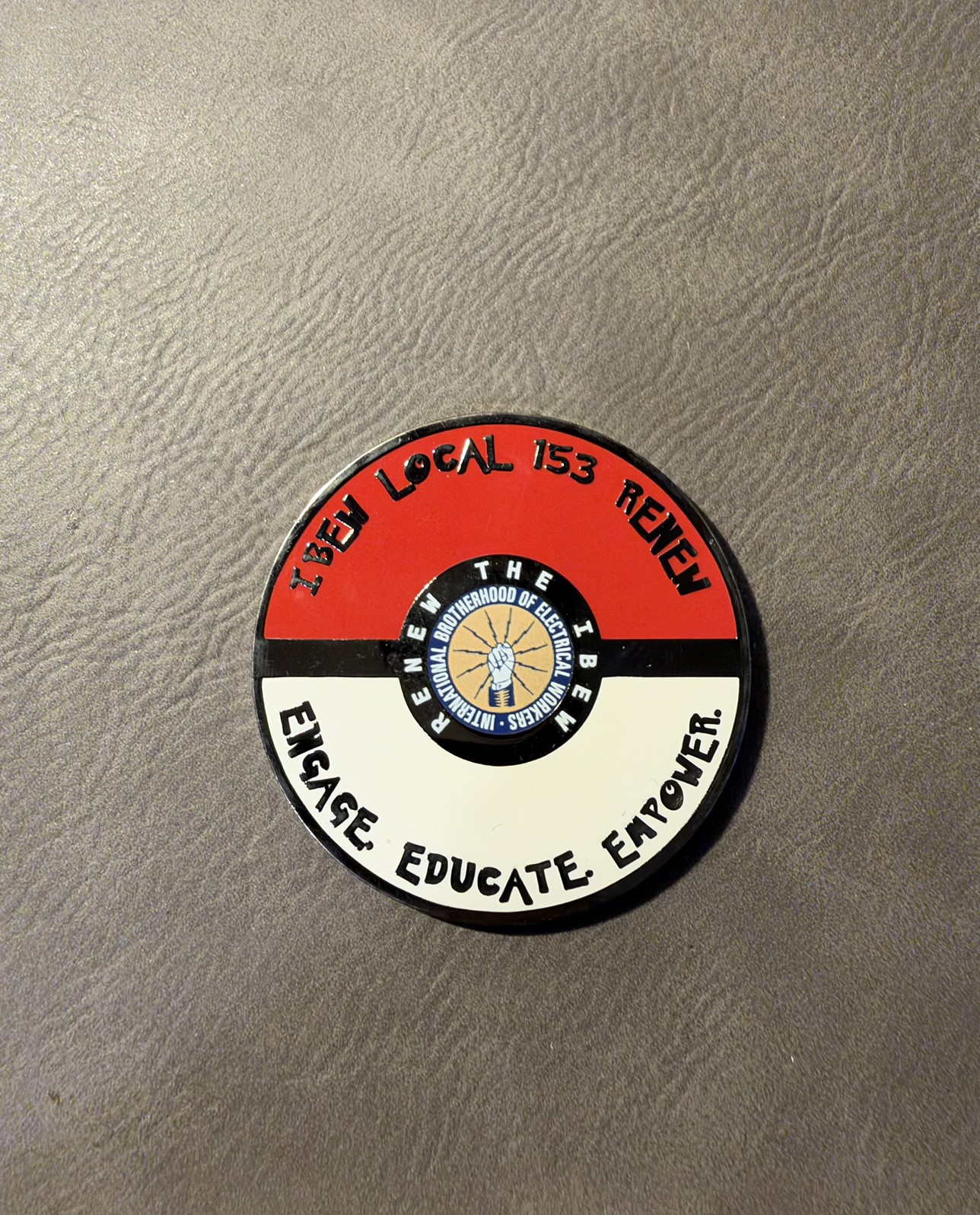 IBEW Local 153 Challenge Coin Pokemon 