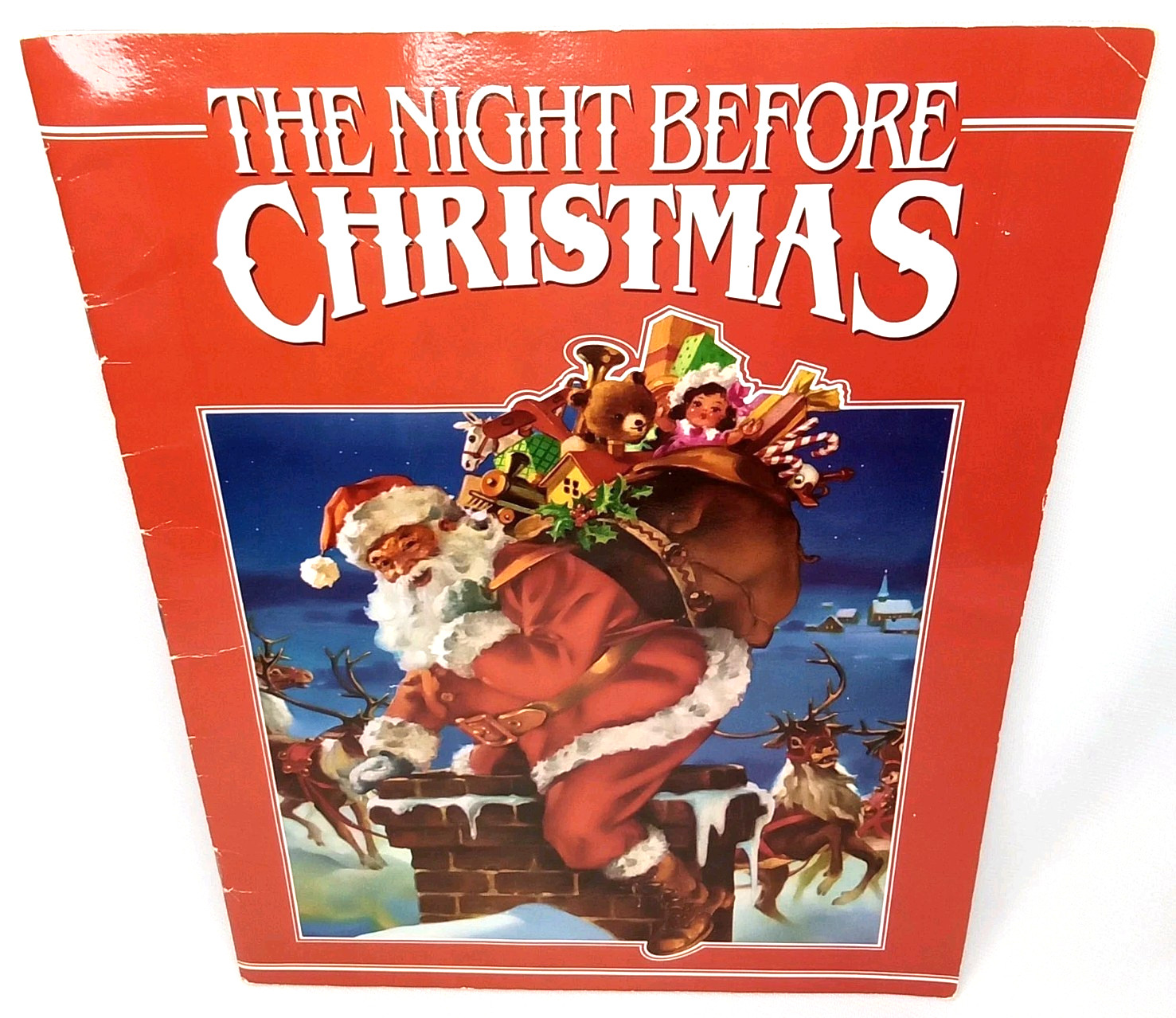 Vintage 1984 The Night Before Christmas Ideals Publishing Paperback Book