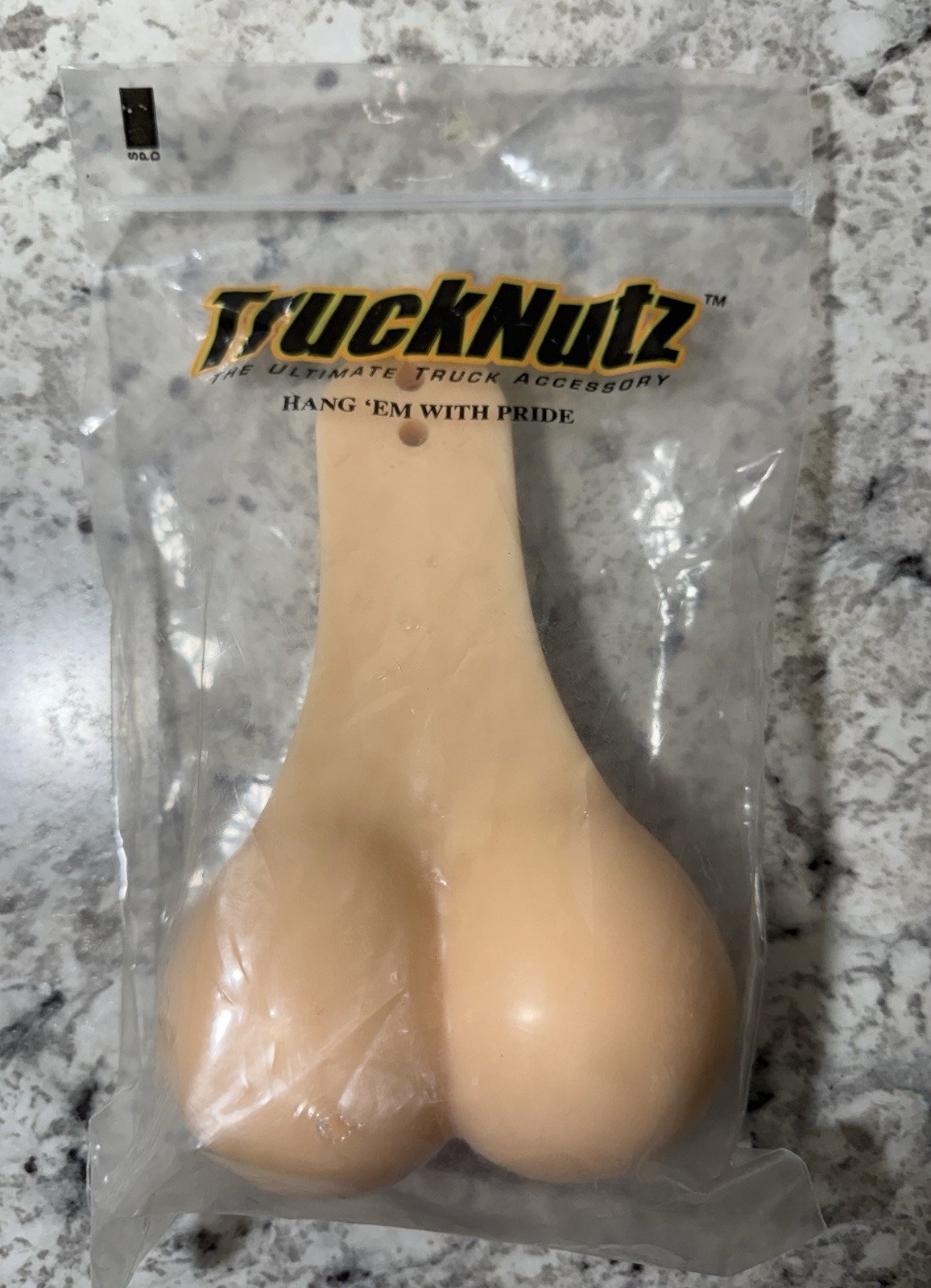 VTG 90s Truck Nuts, Solid Color-Flesh, 6\