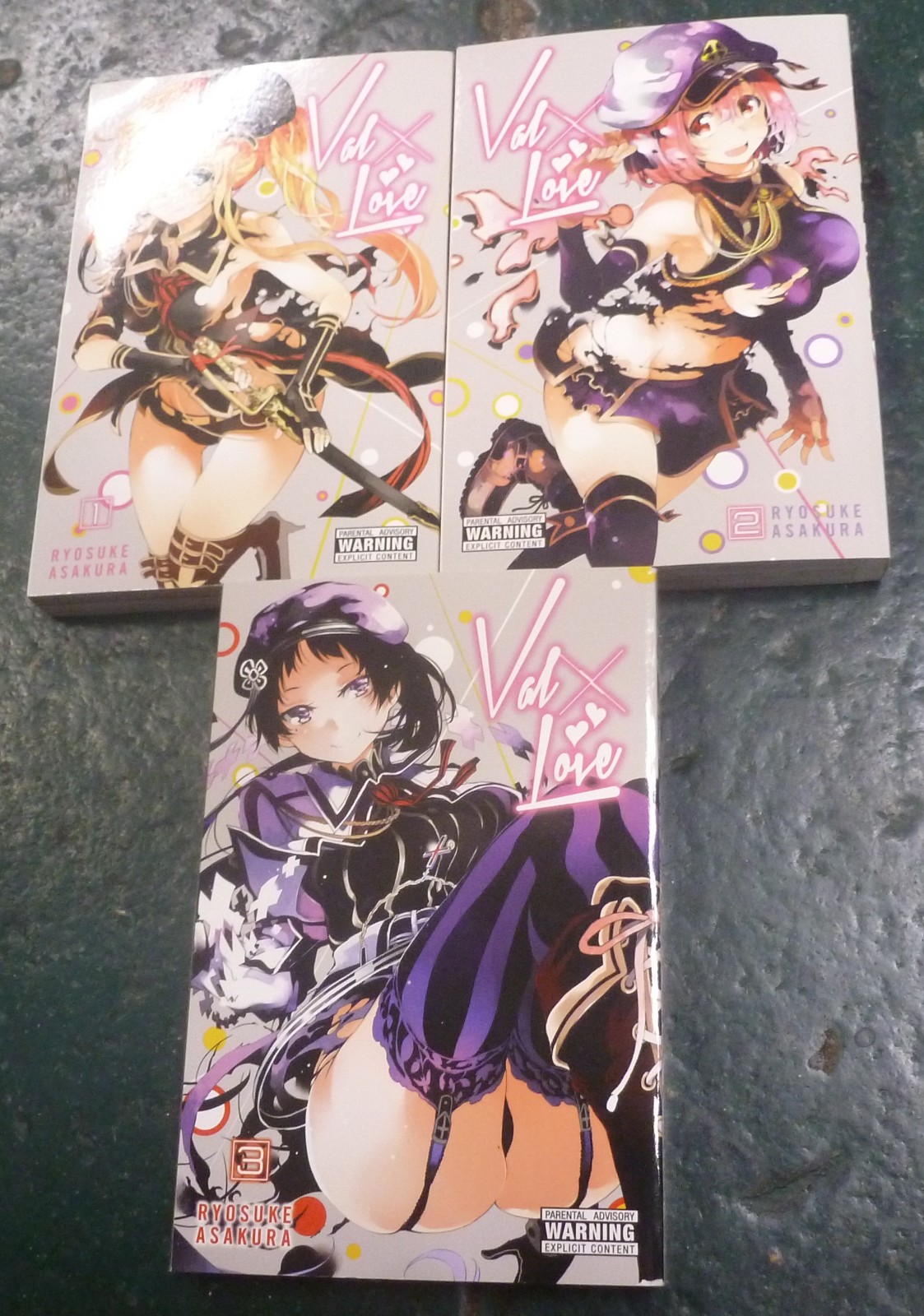 Val x Love Volumes 1-3 Yen Press Manga by Ryosuke Asakura English Softcover