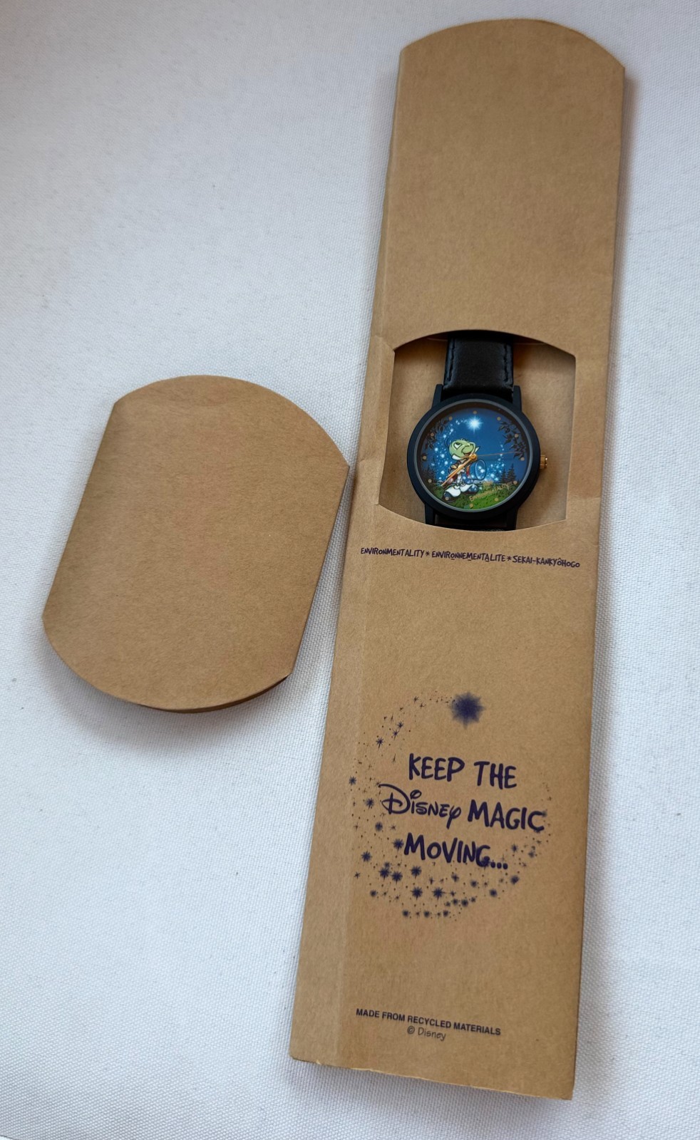 Vintage Disney\'s Jiminy Cricket Think Environmentality Watch New Pinnochio Cast
