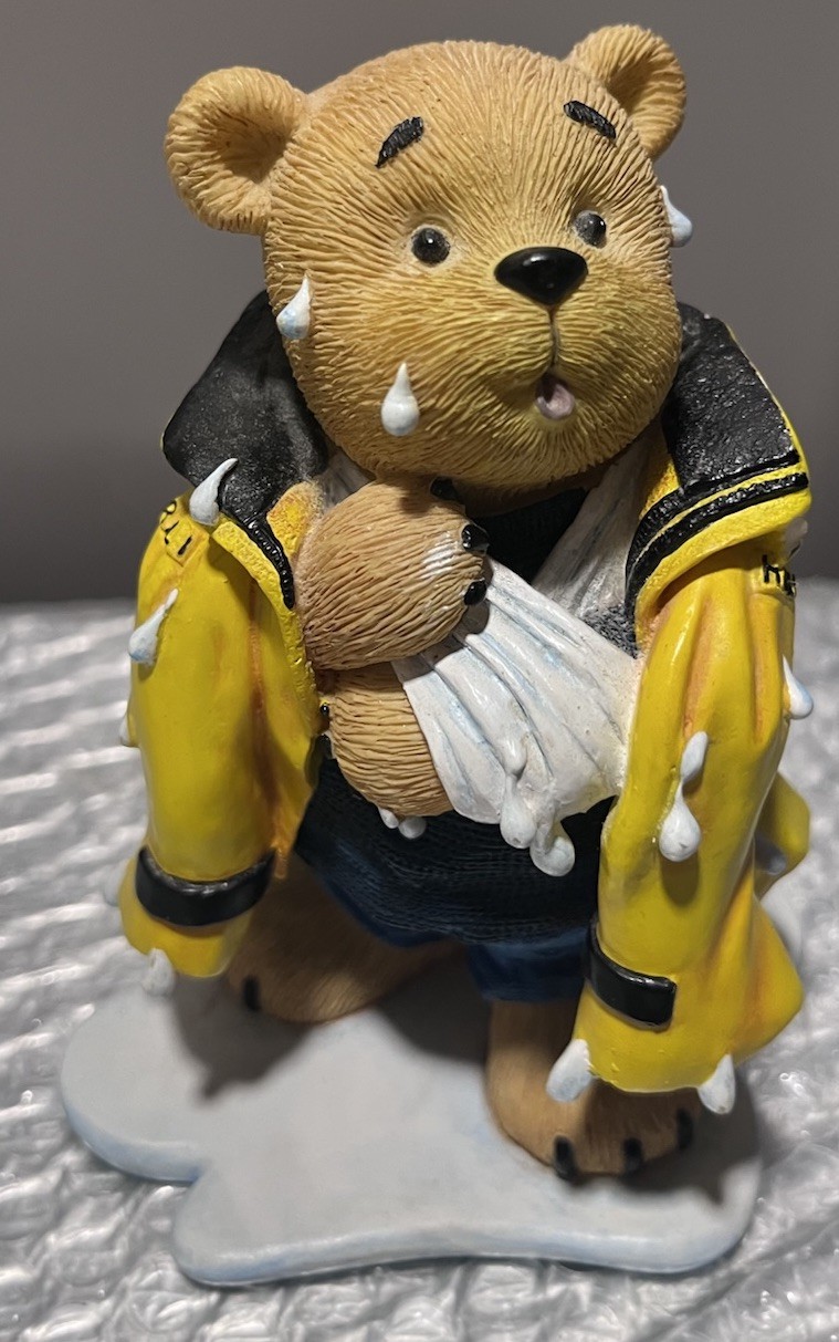 RNLI Danbury Mint Teddy Bear Ornament Bob The Yachtsman Collectible Figure
