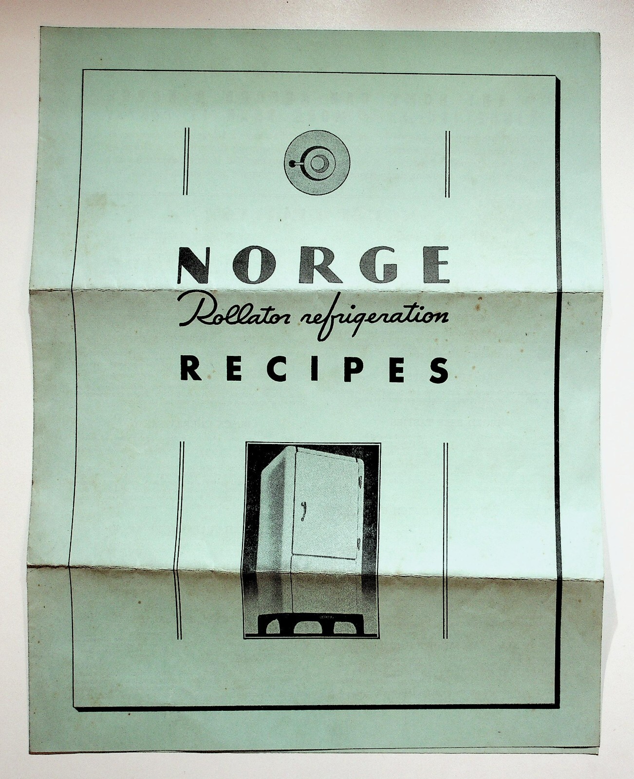 Norge Rollator Refrigeration Recipes 4-Page Advertisement Borg-Warner Detroit MI