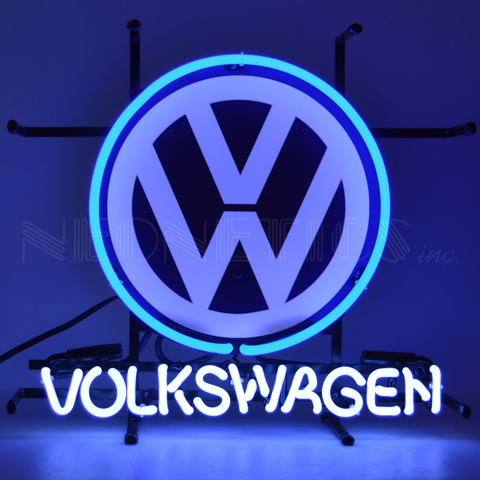 Real Neon Sign VW Jetta Bug Bus Van Licensed UL Garage lamp light Volkswagen OLP