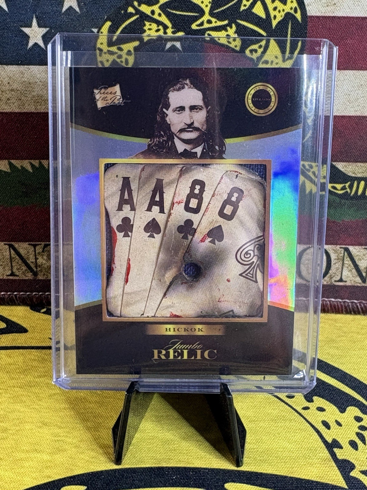 2025 Pieces Of The Past Wild Bill Hickok “Custom” Jumbo Patch Card 1/1
