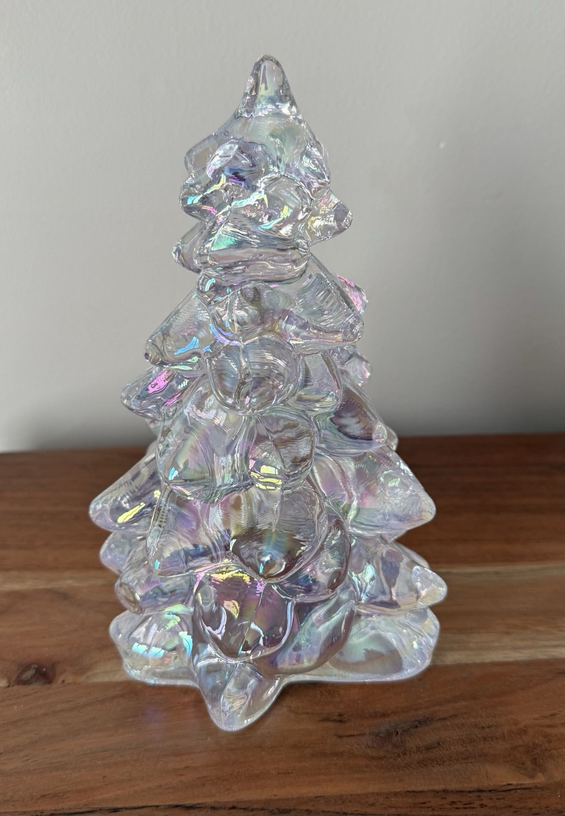 Mosser Glass USA Christmas Tree CRYSTAL CARNIVAL (Clear) - 8