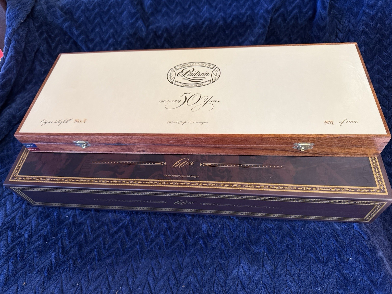 Padrón 60th Anniversary Acrylic Humidor Cigar Box + BONUS 50th Anniversary Box