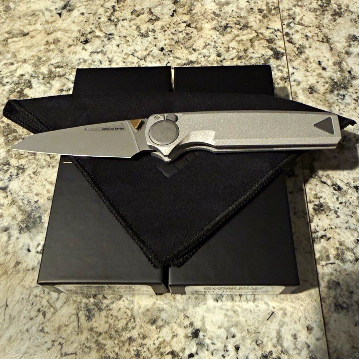 Work Sharp RAWMag Reserve Series Thumbstud CPM-3V Tanto Frame Lock Pocketknife