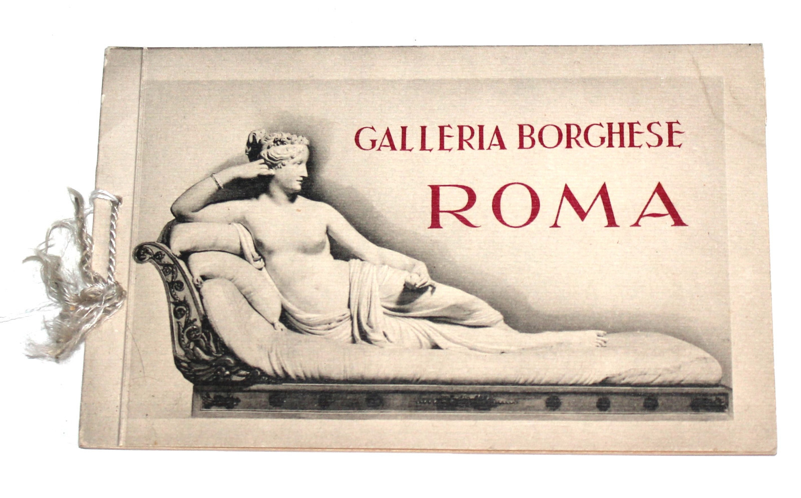 Vintage Galleria Borghese Rome Italy David Statue Apollo Daphnis Art Gallery CSM