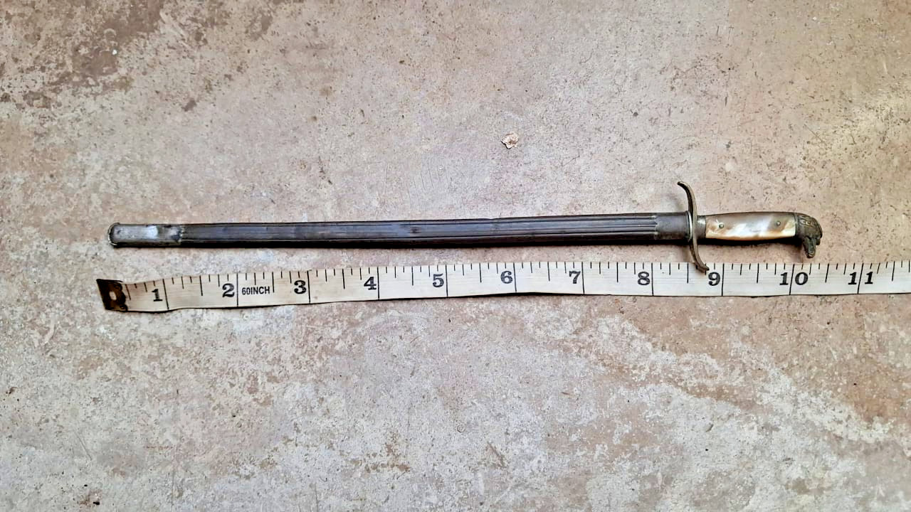 SUPER Rare Original SPANISH AMERICAN WAR SABER EAGLE SPY SWORD KNIFE 1880s