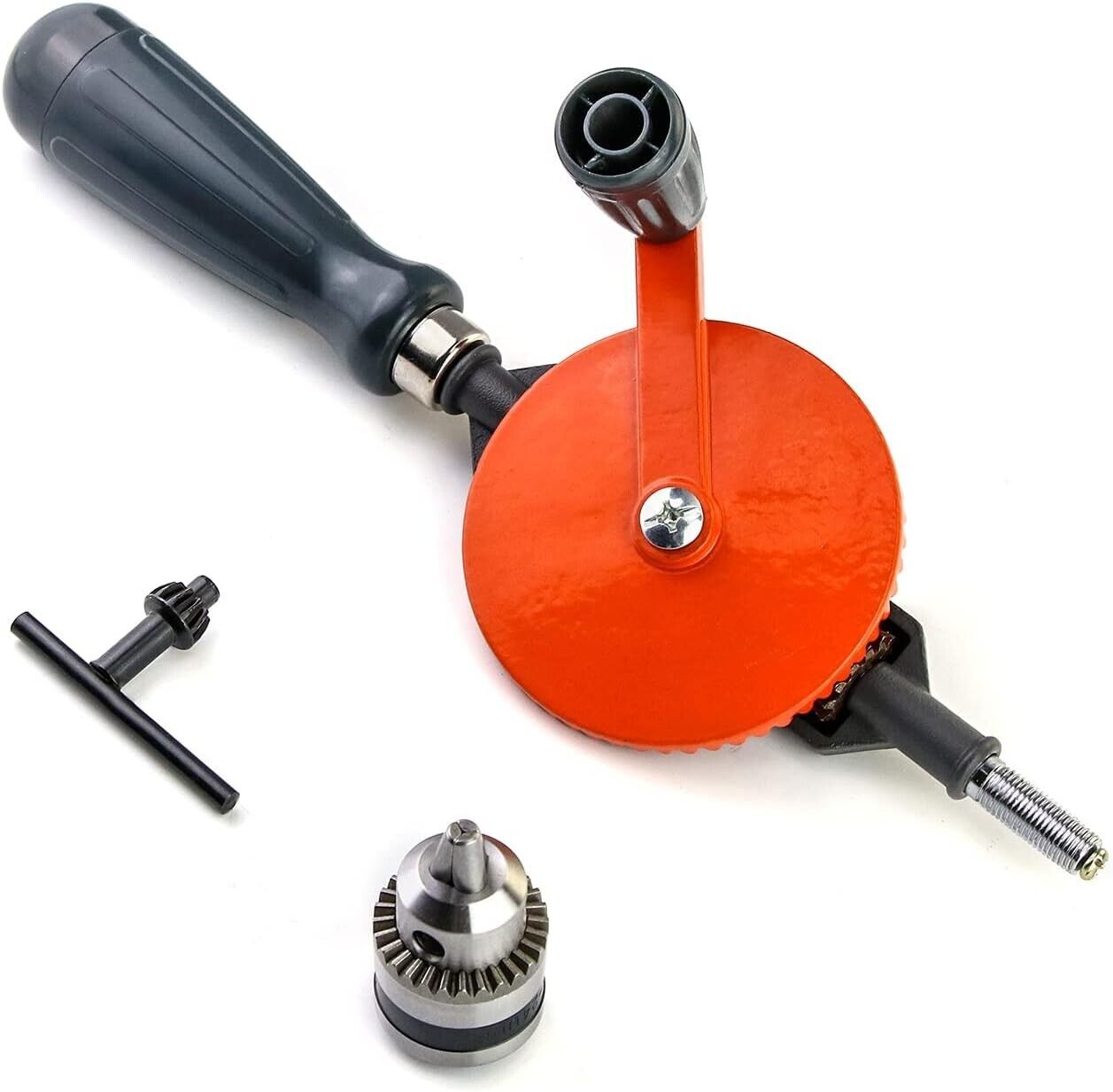 1/4-Inch Manual Hand DrillCapacity with Finely Cast Steel Double Pinions Design