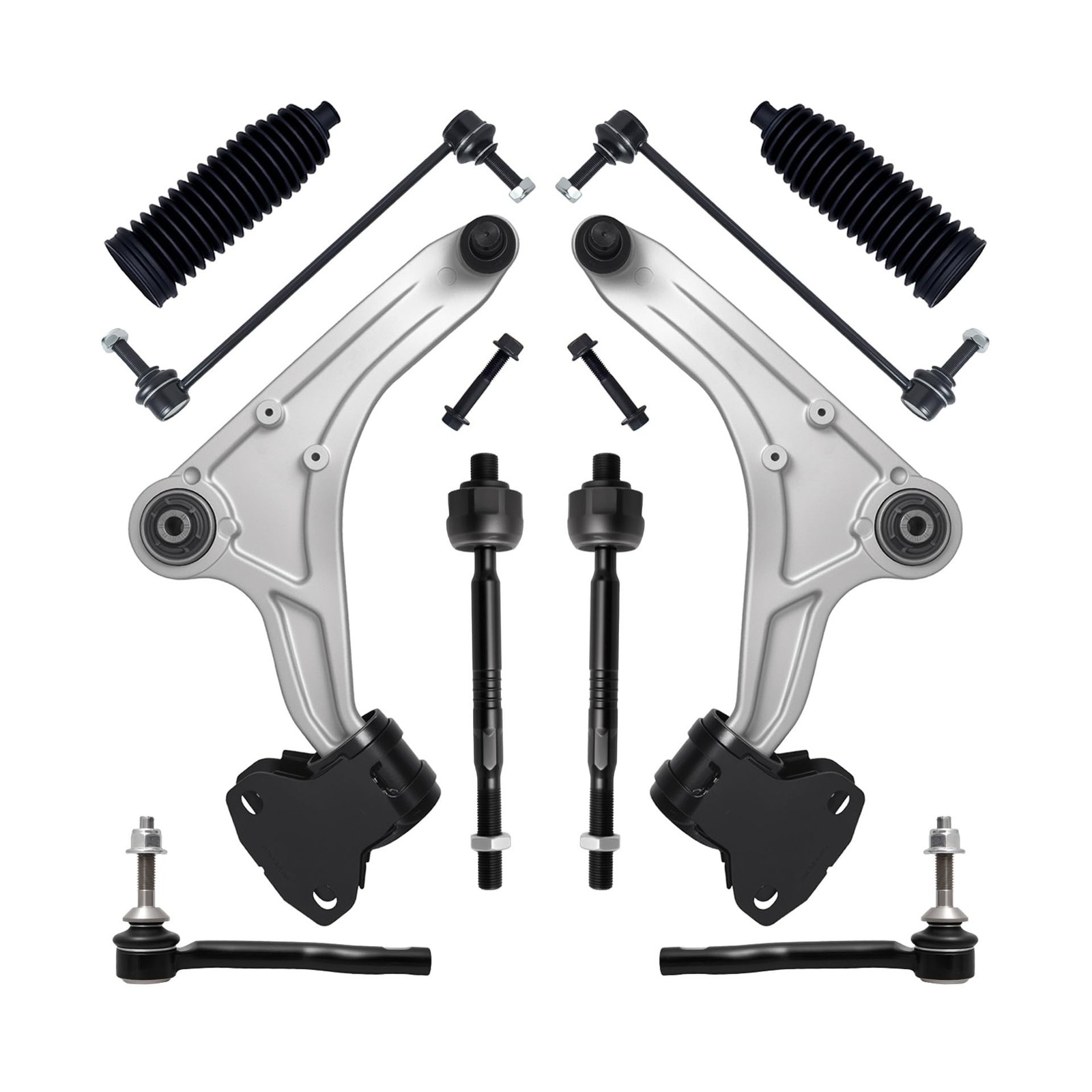 AUQDD 10Pc Front End Suspension Kit Fit For 2013-2020 Fo-rd Fusion/Li-ncoln M...