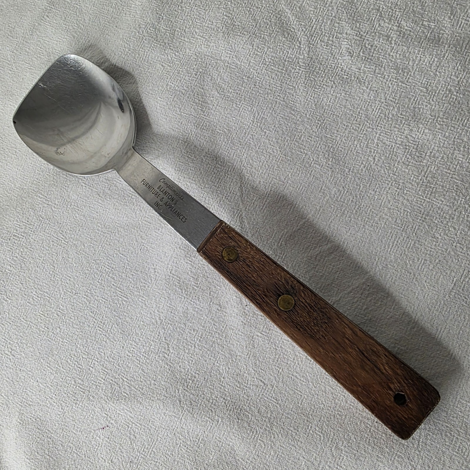 Vintage Stainless Steel Vernco Ice Cream Scoop Advertising Ready For A Party