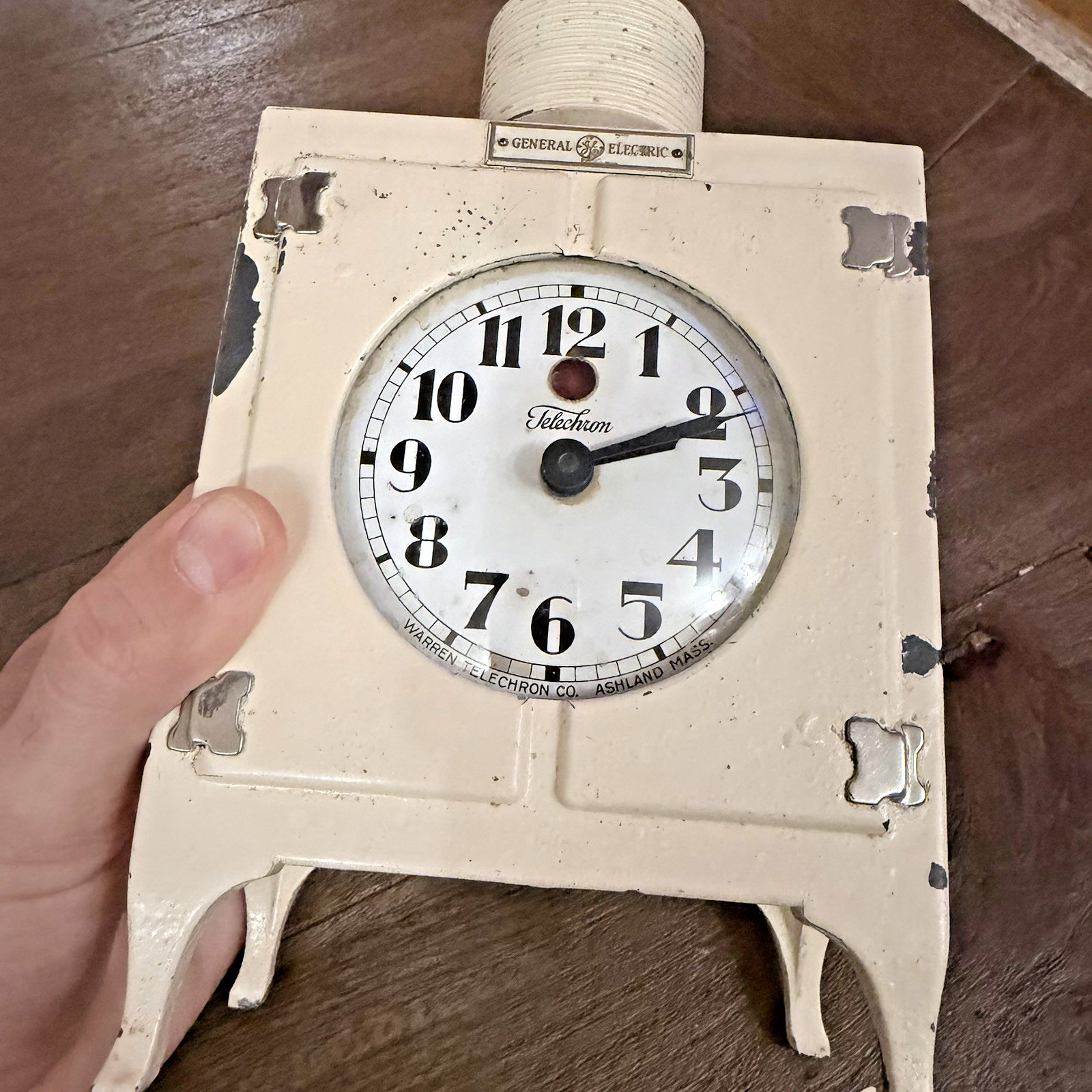 Vintage Telechron General Electric Rare Refrigerator Clock