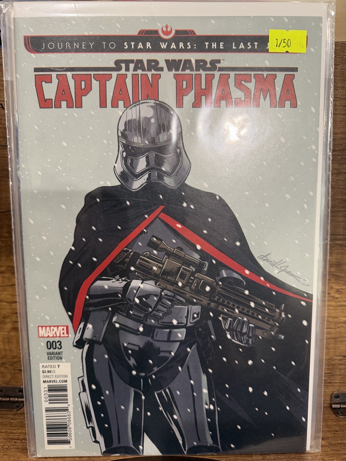 Journey to Star Wars: The Last Jedi - Captain Phasma #3 1:50 David Lopez Marvel