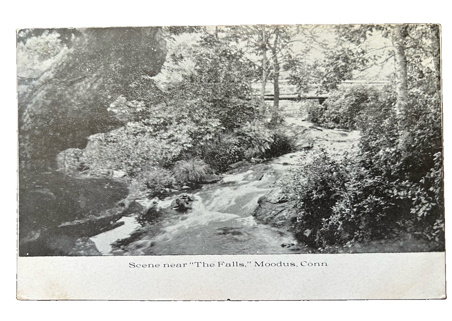 EAST HADDAM MOODUS CT~Bridge Near The Falls at Bernstein Reserve Along River