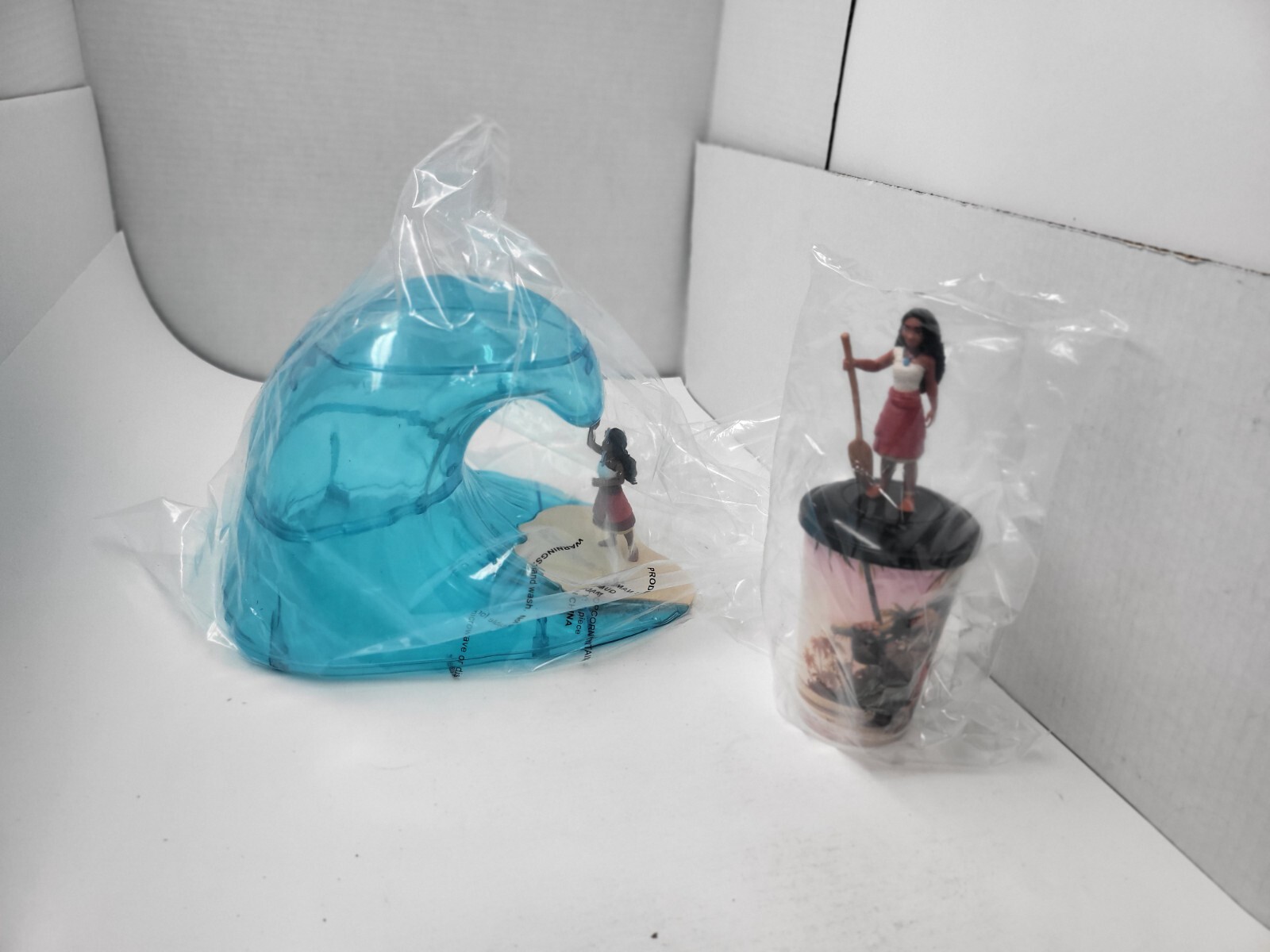 BRAND NEW Disney Moana 2 Wave Popcorn Bucket  & Cup combo Cinemark Exclusive