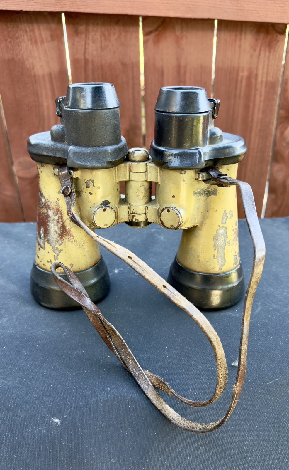 WW2 Armored Commander Navy U Boat Binoculars, German  BLC Carl Zeiss W/Bag *READ