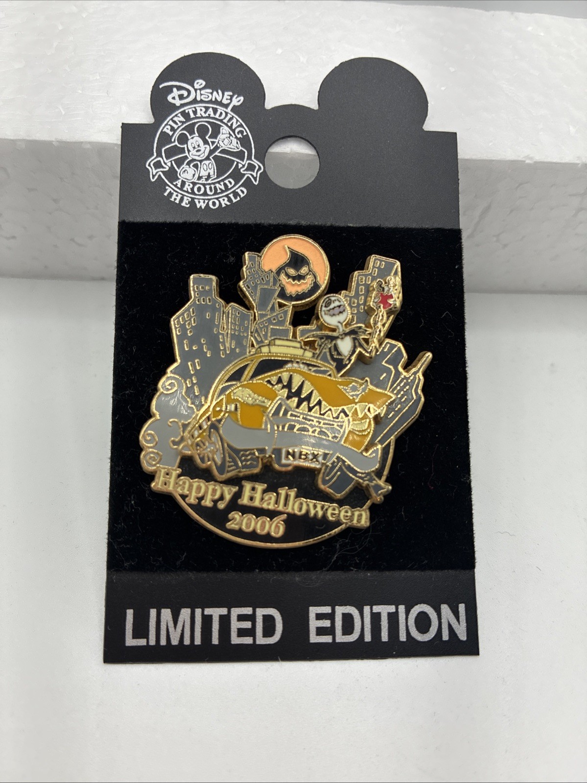 Disney 2006 NYC- Jack In Monster Taxi Layered LE/1000 Pin RARE. NEW
