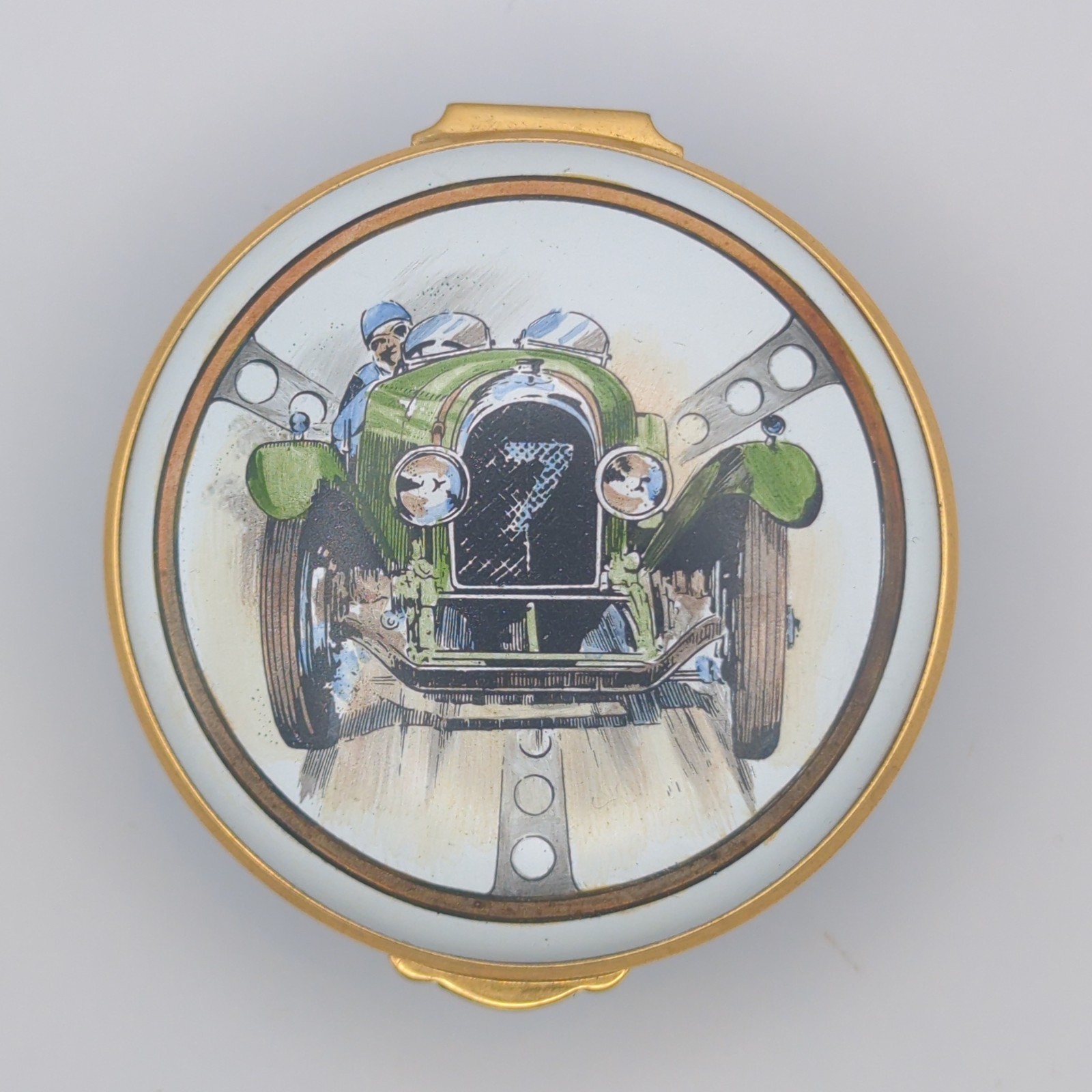 Staffordshire Enamels Trinket Pill Box 3 Litre Bentley 100 Years Limited 124/500