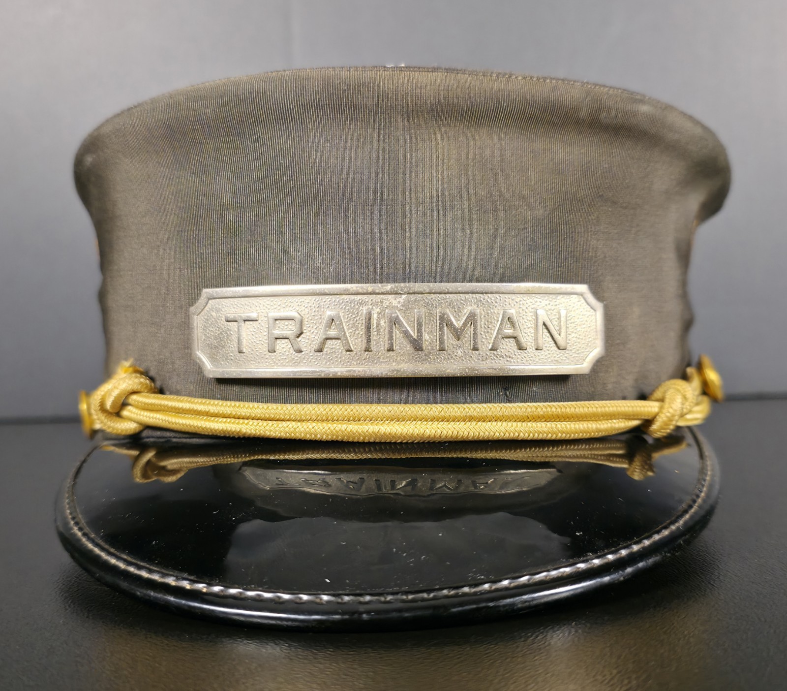 Vintage 1962 Pullman Railroad Trainman Uniform Cap Hat Ruby's Chicago Named