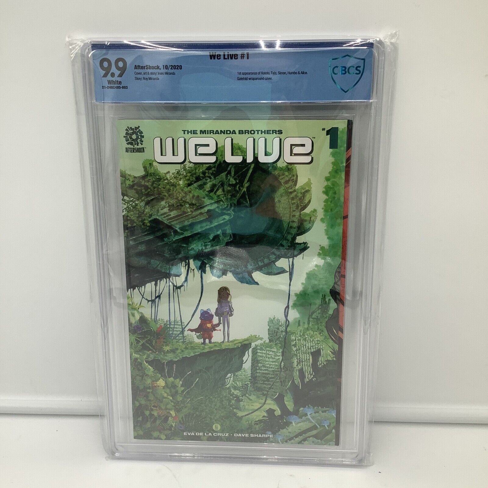 We Live #1 CBCS 9.9 White Pages / Aftershock / Higher Grade Than 9.8