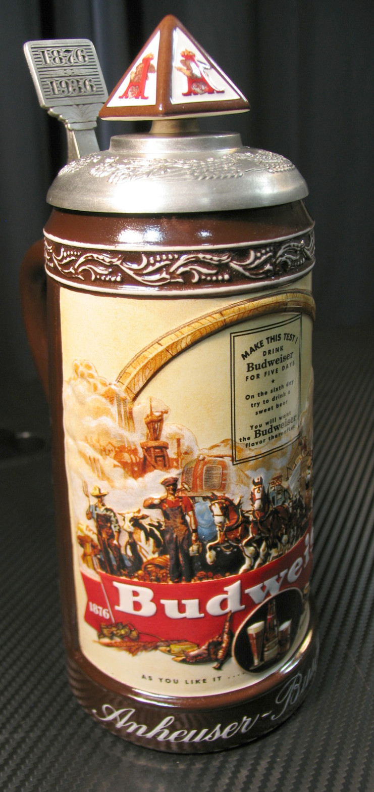 Anheuser-Busch Collectors Club 2003 Historical Advertising 1936 Beer Stein w Box