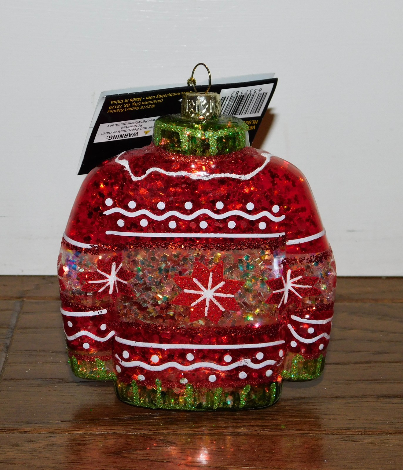 HTF Robert Stanley Red Sweater Ornament 
