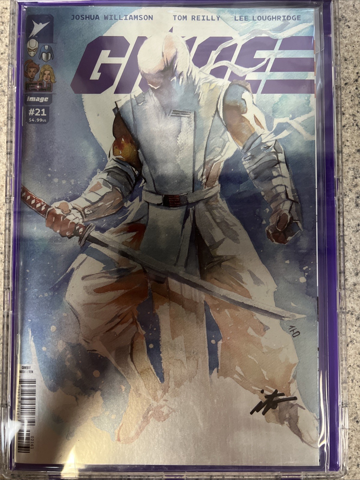 2026 Image Comics G.I.JOE #21 Storm Shadow ITO Cover 1:100 Variant NM Signed ITO