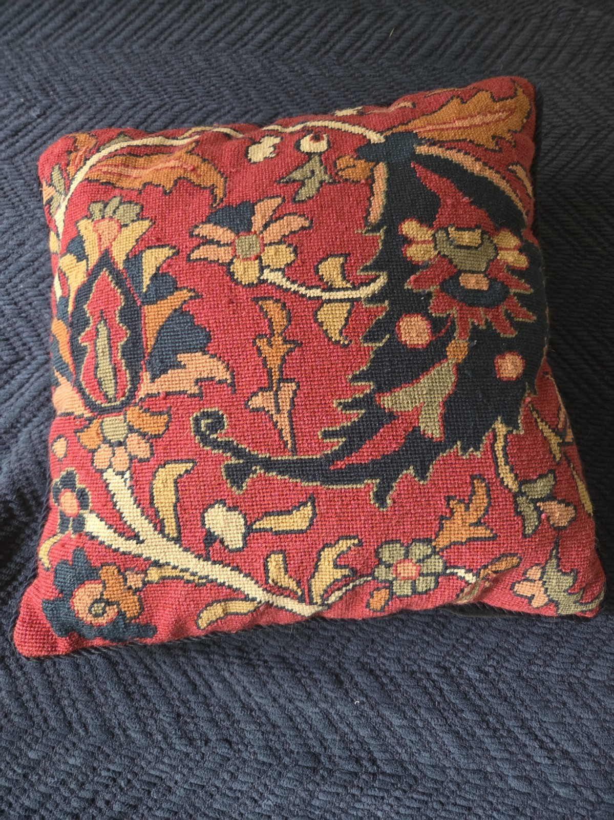 Ralph Lauren Wool Tapestry Toss Pillow In The Poets Society Design