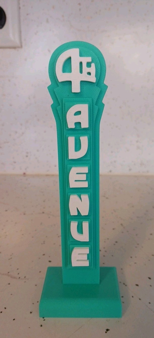 4th Avenue Theater Vintage Anchorage Alaska Miniature Sign Diorama 6 4th Avenue Theater Vintage Anchorage Alaska Miniature Sign Diorama 6