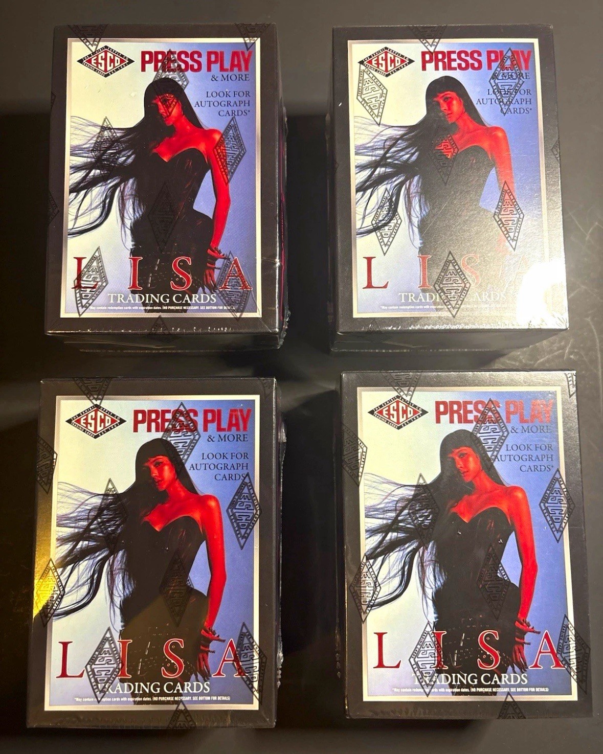 ESCO Press Play LISA Trading Cards Blaster Box x4 Boxes 40 Cards Foil 2026