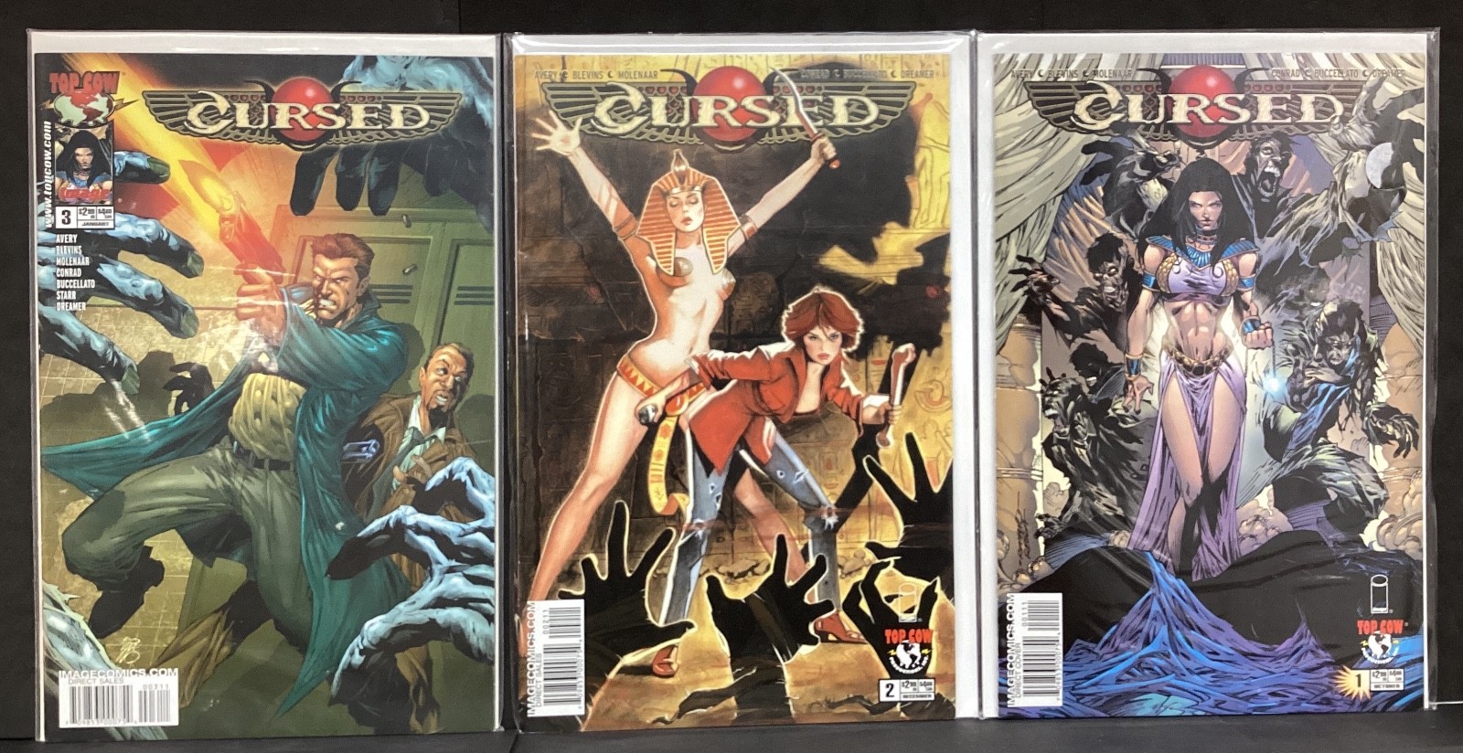 Image Comics Top Cow 2003 Cursed #1, 2, 3 Lot Run NM