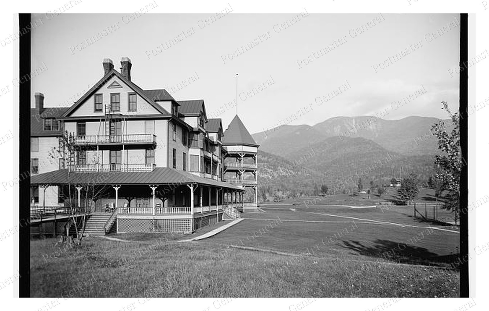 Keene Valley St. Hubert\'s Inn Standard Postcard COPY RPPC