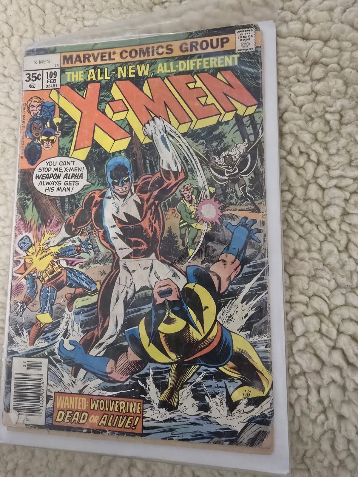 Marvel Comic the All New All Different X-Men #109 1977