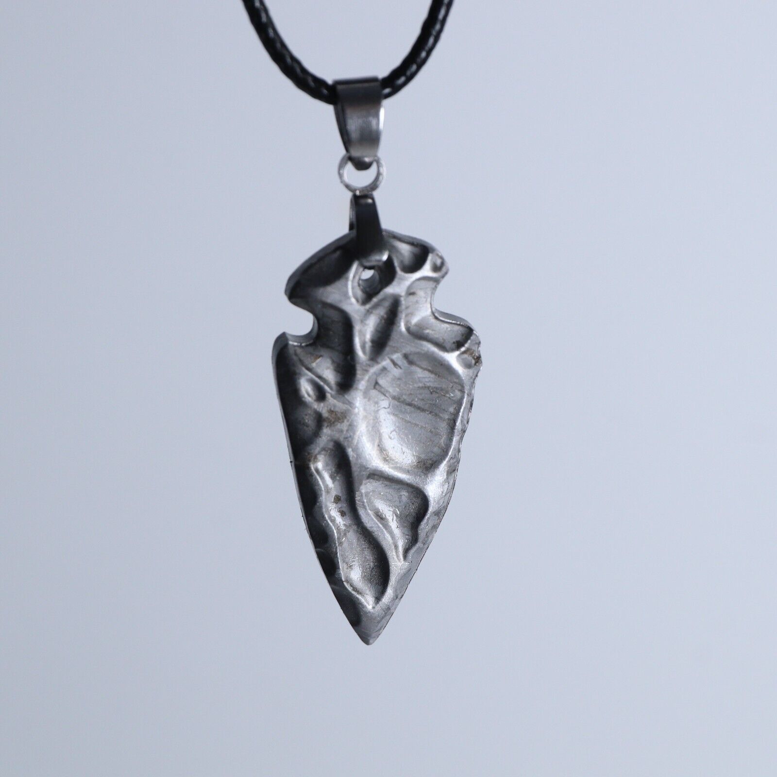 Natural meteorite pendant hand carved Symbolizing good fortune,collection B28