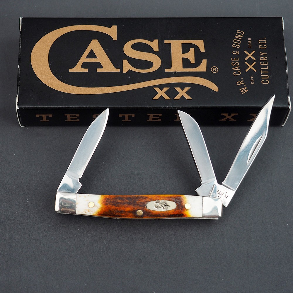 Case XX Small Stockman Genuine Red Deer Stag Stainless Pocket Knife NIB - 09449 Case XX Small Stockman Genuine Red Deer Stag Stainless Pocket Knife NIB - 09449