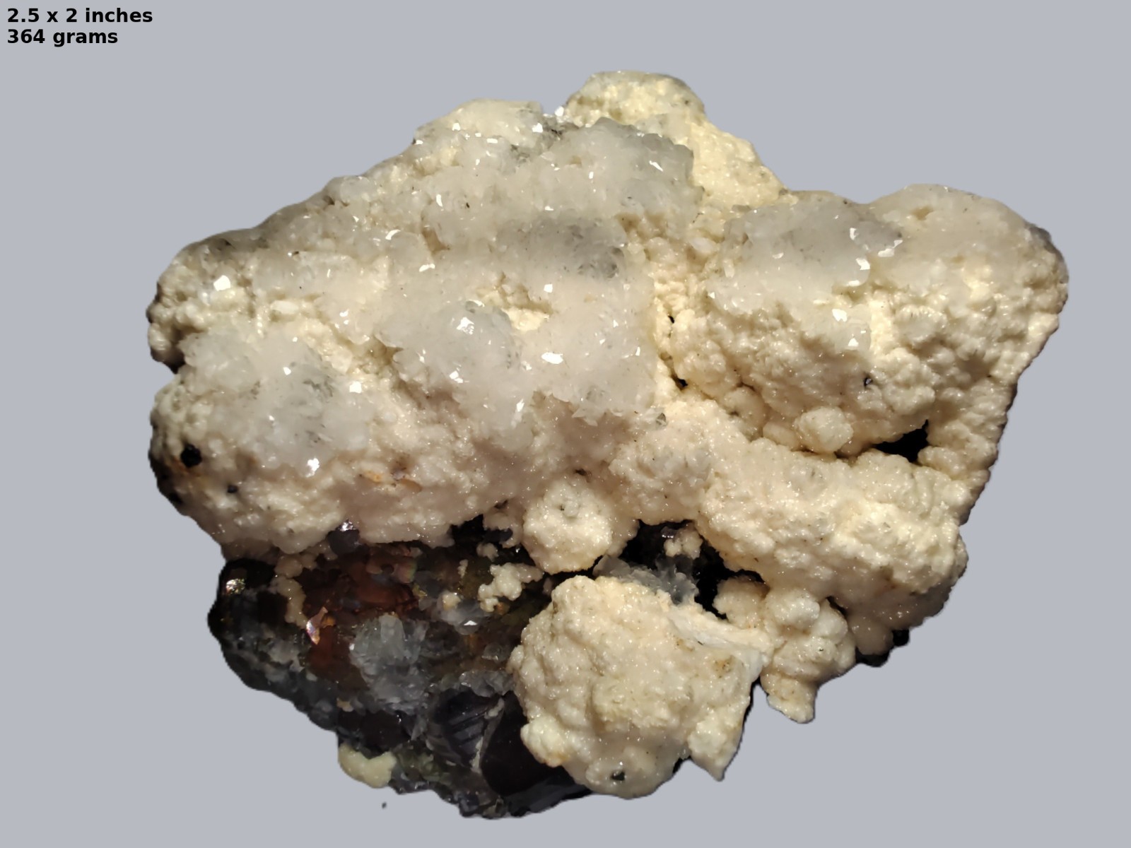 Pyrite, Sphalerite, Dolomite and Calcite from Trepca, Kosovo